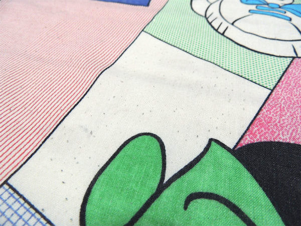 【ミニーマウス】ディズニー・ヴィンテージ・ユーズドシーツ(フラットタイプ)USA