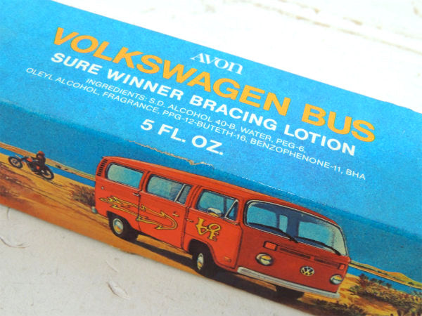 AVON・VW BUS・タイプ2・バイク バンライフ・ヴィンテージ・ローションボトル・・USA
