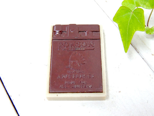 【RONSON】1950年代頃・ロンソンライター型・インディアン・ヴィンテージ・アクセサリーケース