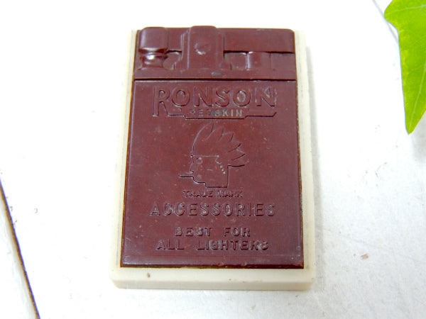 【RONSON】1950年代頃・ロンソンライター型・インディアン・ヴィンテージ・アクセサリーケース