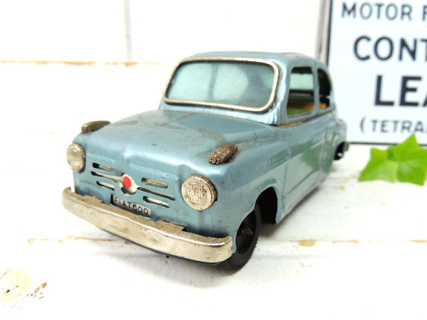 バンダイ製・FIAT600 フィアット600・ヴィンテージ・ブリキカー・ブリキ自動車・イタリア車