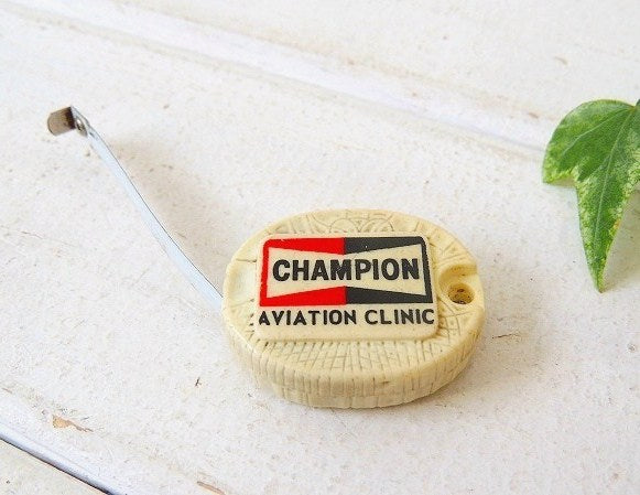 【CHAMPION】チャンピオンプラグ・ノベルティ・ヴィンテージ・メジャーテープ/巻尺/キーホルダー