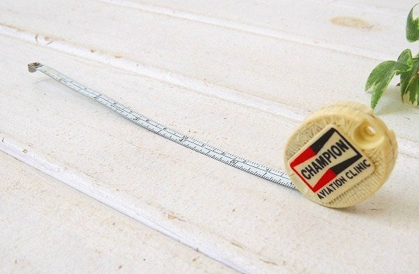 【CHAMPION】チャンピオンプラグ・ノベルティ・ヴィンテージ・メジャーテープ/巻尺/キーホルダー