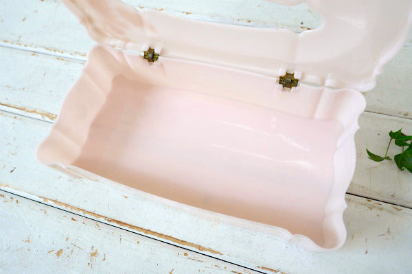 エンジェル ベビーピンク  1950's ヴィンテージ ティッシュケース ボックス カリフォルニア