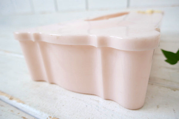 エンジェル ベビーピンク  1950's ヴィンテージ ティッシュケース ボックス カリフォルニア