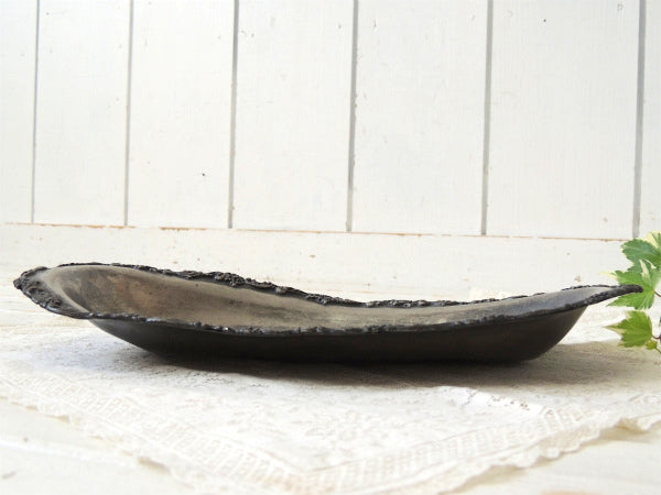 【Poole Silver Co】シルバープレート・アンティーク・ブレッドトレイ・プレート・銀食器