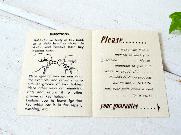 【ZIPPO】ジッポ・サンカチーナ・デッドストック箱付き・ヴィンテージ・キーホルダー USA