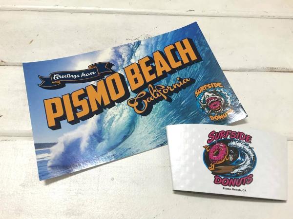 【SURFSIDE DONUTS】カリフォルニア・ピズモビーチ・オリジナル・Tシャツ(M)・ドーナツ