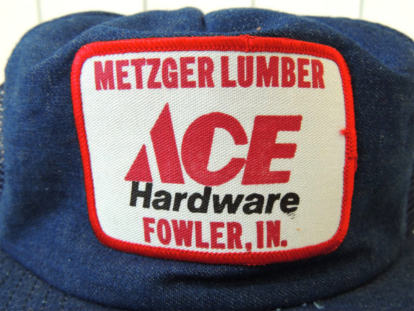 【ACE・Hardware】USA・デッドストック・ヴィンテージ・メッシュキャップ・帽子