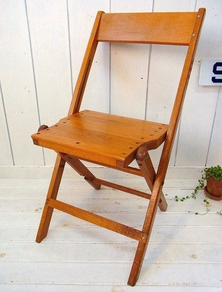 SNYDER CHAIR 木製② アンティーク・フォールディングチェア 折り畳み・イス 木製椅子