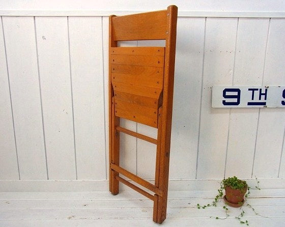 SNYDER CHAIR 木製② アンティーク・フォールディングチェア 折り畳み・イス 木製椅子