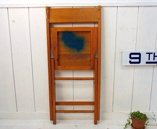 SNYDER CHAIR 木製② アンティーク・フォールディングチェア 折り畳み・イス 木製椅子