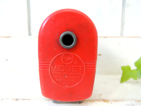 Apsco アプスコ MIDGET・レッド・赤・ヴィンテージ・ペンシルシャープナー・鉛筆削り・文房具