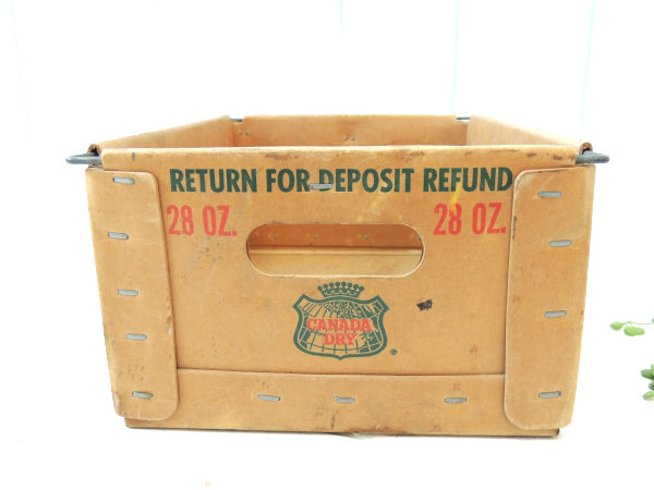 カナダドライ・CANADA DRY ビンテージ・ボトルケース・アドバタイジング・USA 収納