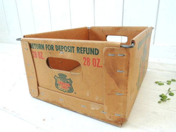 カナダドライ・CANADA DRY ビンテージ・ボトルケース・アドバタイジング・USA 収納