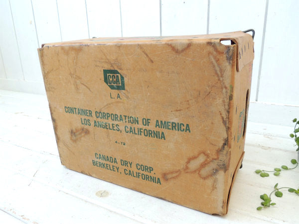 カナダドライ・CANADA DRY ビンテージ・ボトルケース・アドバタイジング・USA 収納