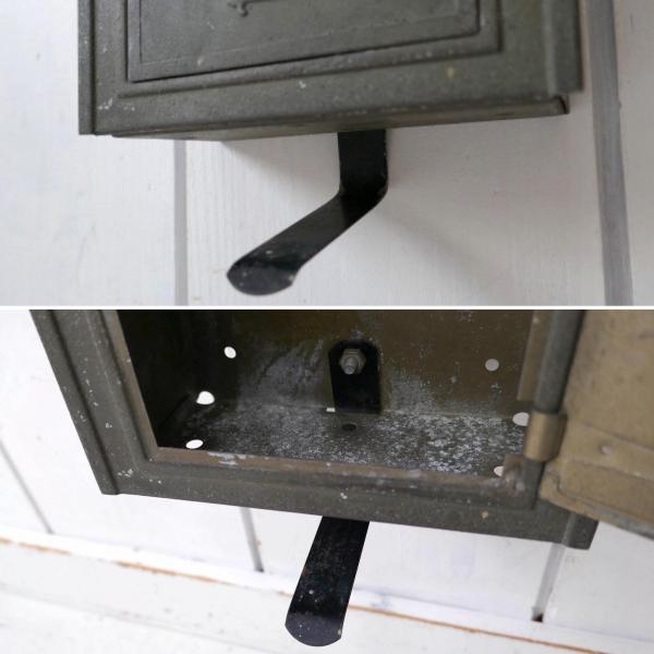 FULTON ドア型 新聞受け付き ティン製 アンティーク メールボックス 郵便受け ポスト USA