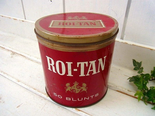 ROI-TAN・タバコ ヴィンテージ・ティン缶・煙草 缶・USA・ブリキ缶・容器