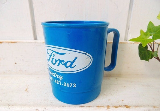 【FORD】フォードモーター・デッドストック・ノベルティ・ヴィンテージ・プラコップ/マグカップ ②
