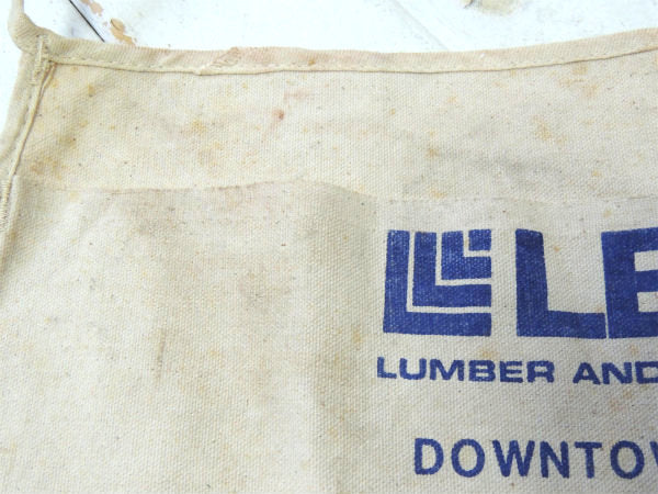【LEVY'S】ワークスタイル・キャンバス地・DIY・ビンテージ・ワークエプロン USAポケット付き