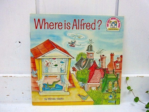 【Where　is　Alfred?】1978年・ヴィンテージ・絵本　USA