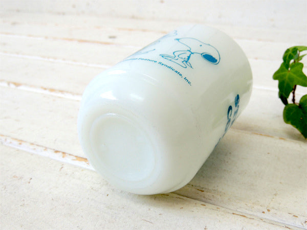 【Fire King】ファイヤーキング・スヌーピー&チャーリーブラウン・マグカップ/SNOOPY