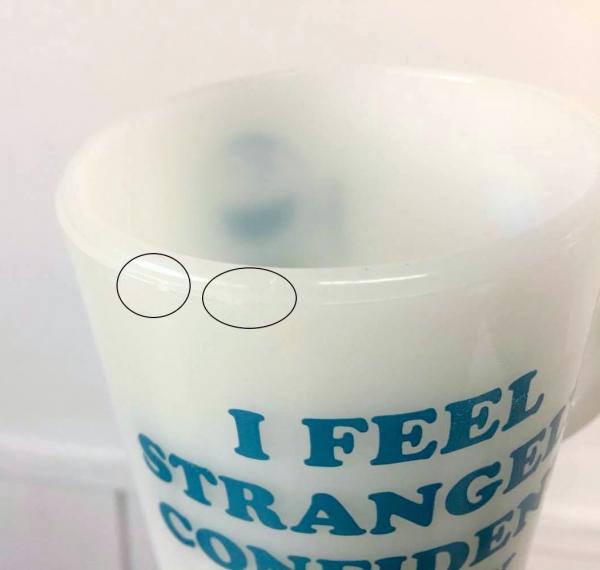 【Fire King】ファイヤーキング・スヌーピー&チャーリーブラウン・マグカップ/SNOOPY