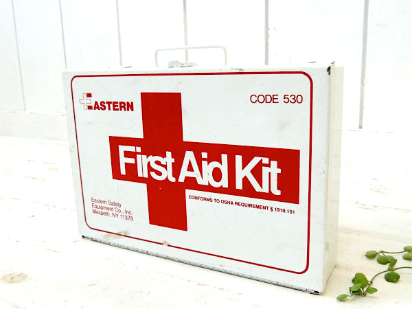 【EASTERN・FirstAidKit】ファーストエイド・キット・USA・救急箱・メタル製
