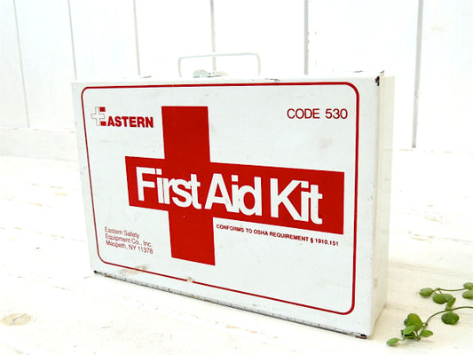 【EASTERN・FirstAidKit】ファーストエイド・キット・USA・救急箱・メタル製