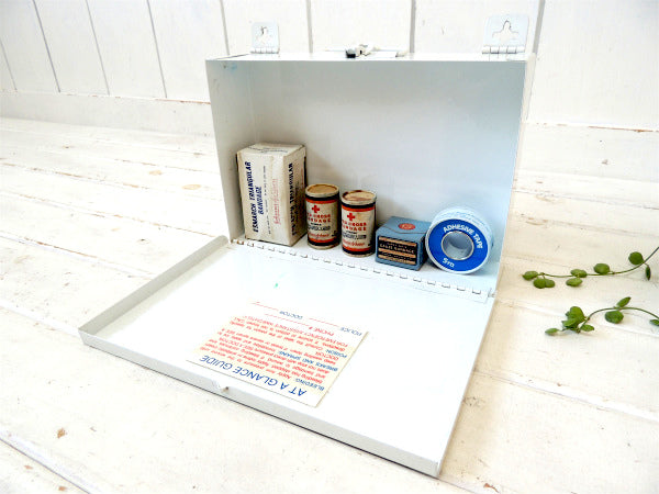 【EASTERN・FirstAidKit】ファーストエイド・キット・USA・救急箱・メタル製