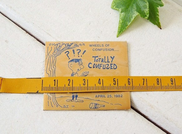 【1982/CALIF】WHEELS OF CONFUSIONビンテージ・ダッシュボードステッカー