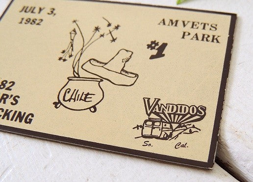 1972-1982’s アメ車 カスタムカー バニング カリフォルニア車中泊トラッキン USA ビンテージ・ダッシュボード ステッカー バンライフ