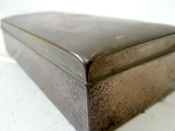 【1969s】フィッシングトーナメント・シルバー製・シガーボックス・煙草ケース・宝石箱・記念品