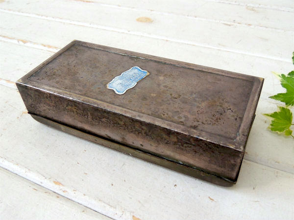 【1969s】フィッシングトーナメント・シルバー製・シガーボックス・煙草ケース・宝石箱・記念品