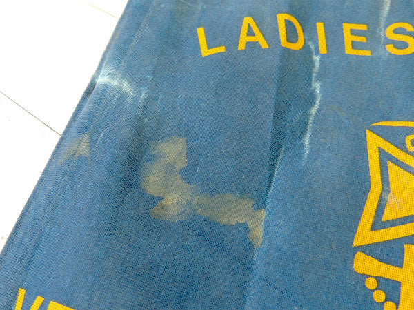 【V.F.W.】LADIES AUXILIARY・アメリカン・フラッグ・旗・ポール付き・ミリタリー