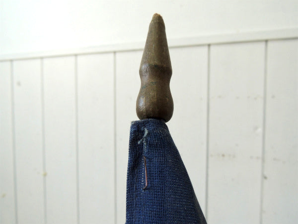 【V.F.W.】LADIES AUXILIARY・アメリカン・フラッグ・旗・ポール付き・ミリタリー