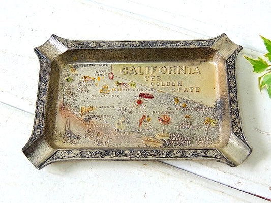 【CALIFORNIA】カリフォルニア・ヴィンテージ・灰皿・スーベニア・アシュトレイ