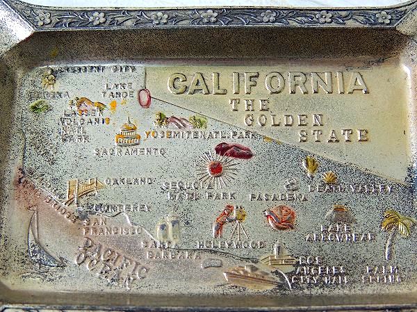 【CALIFORNIA】カリフォルニア・ヴィンテージ・灰皿・スーベニア・アシュトレイ
