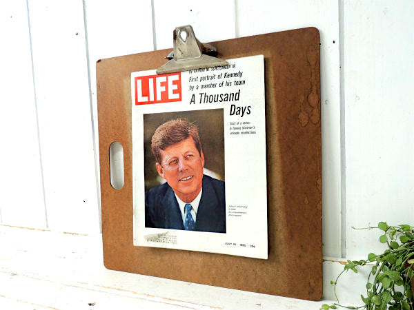 Buill・ロサンゼルス ビッグサイズ・持ち手付き・ヴィンテージ・クリップボード・バインダー