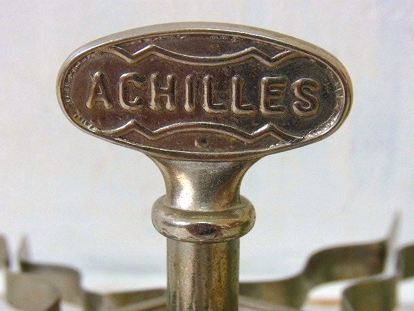 【ACHILLES】アキレス社・スチール製・回転式・アンティーク・スタンプホルダー　USA