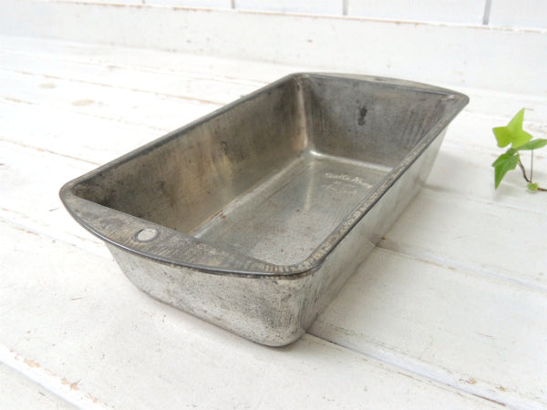 【BakeKing】ティン製・ヴィンテージ・パウンドケーキモールド/ベーキングティン/菓子型/焼型