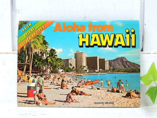HAWAII・ハワイ 14枚の写真・ヴィンテージ・ピクチャーホルダー・写真・印刷物・60~70s