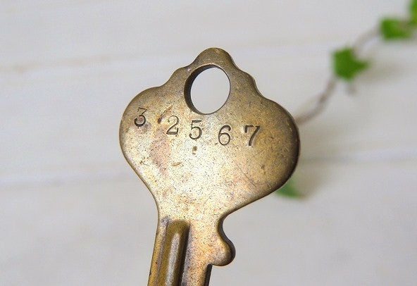 【 WEISER/SO.GATE】真鍮製・ゲート・鍵・ビンテージ・キー・USA・ナンバー