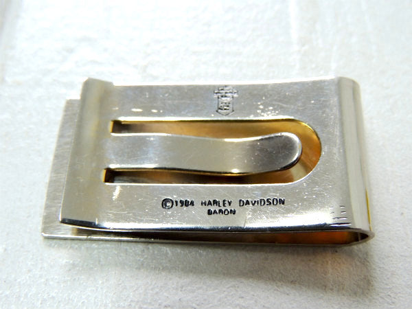 1984s・ハーレーダビッドソン ビンテージ・マネークリップ・アドバタイジング・USA・バイク