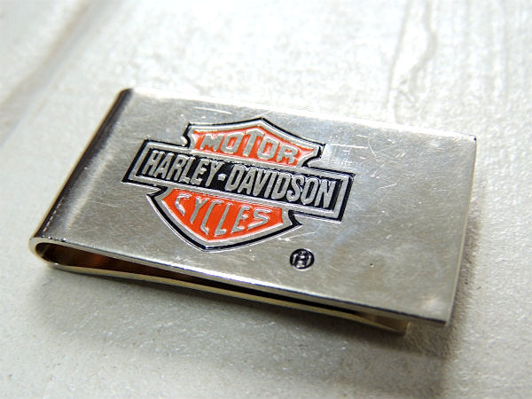 1984s・ハーレーダビッドソン ビンテージ・マネークリップ・アドバタイジング・USA・バイク