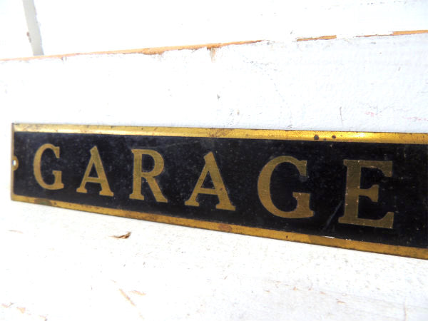 GARAGE ガレージ 真鍮製 ノスタルジック デッドストック ヴィンテージ サイン 看板 USA