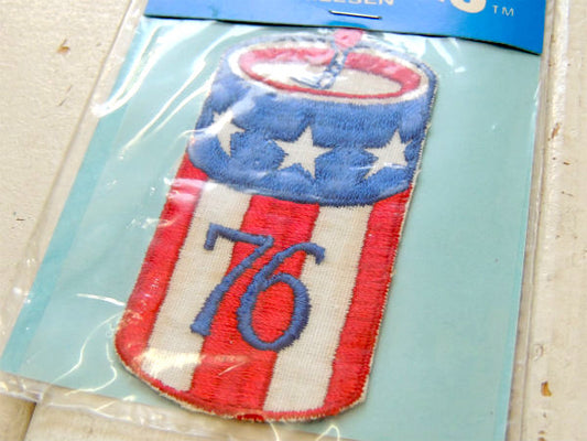 ロウソクモチーフ・1976’s ・アメリカ・200周年☆・アクセサリー・ヴィンテージ・刺繍・ワッペン