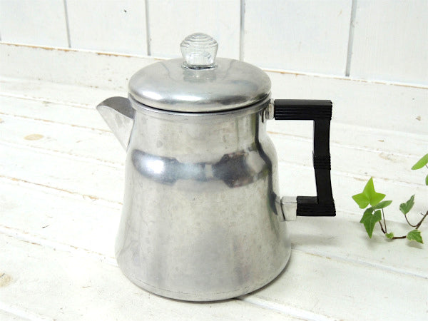 【WEAR EVER】アルミ製・8カップ・ビンテージ・パーコレーター・アウトドア・USA・ポット