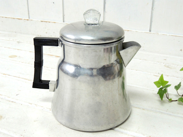 【WEAR EVER】アルミ製・8カップ・ビンテージ・パーコレーター・アウトドア・USA・ポット