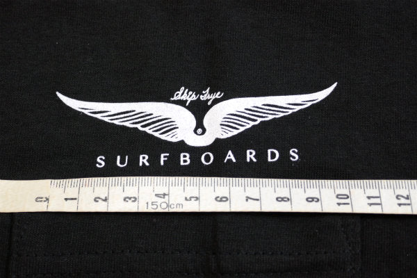 78 スキップフライ サーフボード Frye Wings ブラック×ブルー 限定 Tシャツ L